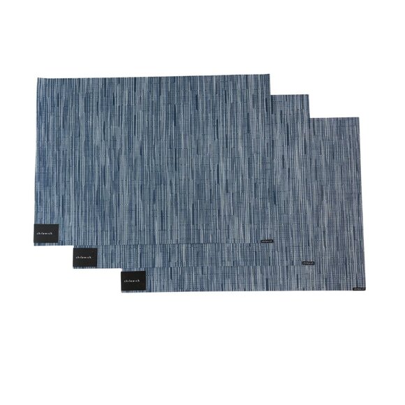 Chilewich Bamboo Rain Tablemats Set Of 3 - Picture 1 of 3